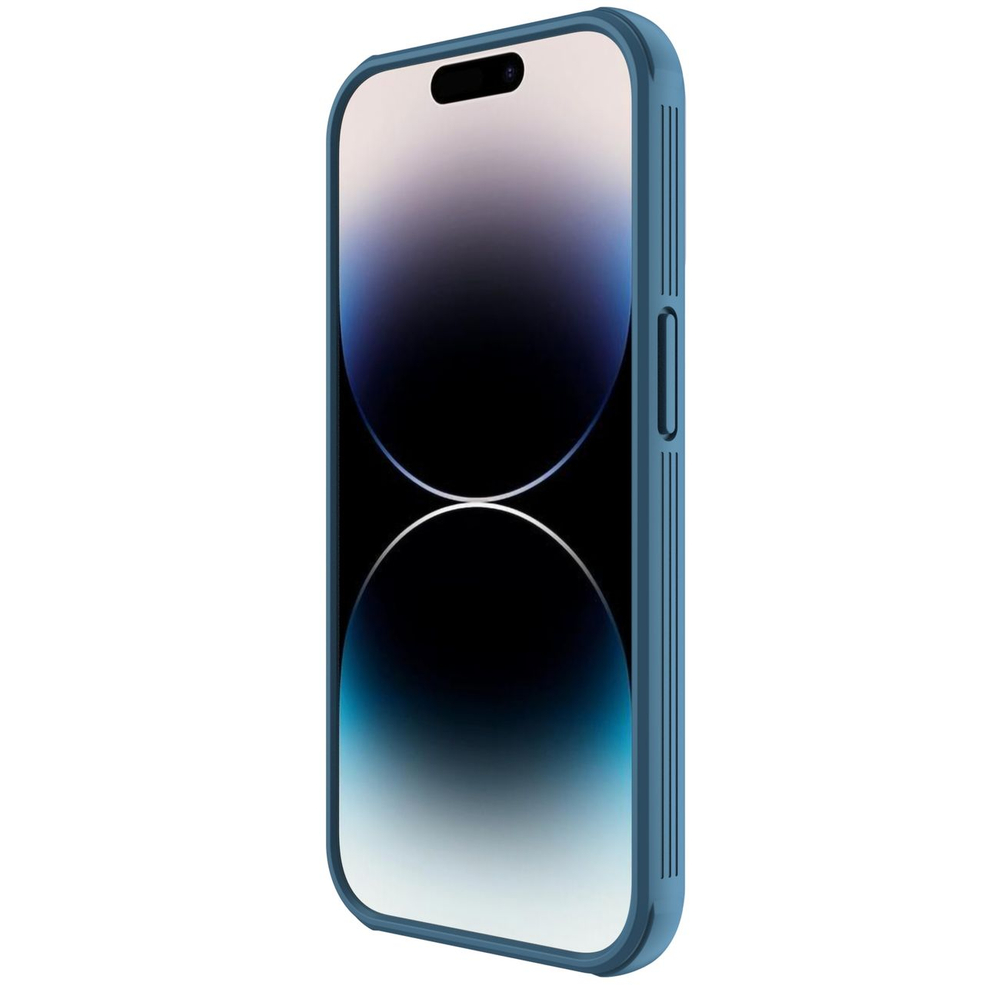 Nillkin iPhone 14 Pro Max vāciņš CamShield Pro ar kameras aizsargu, zils