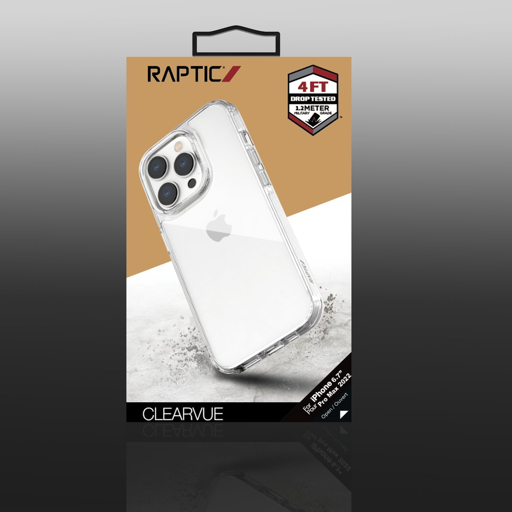 Raptic X-Doria iPhone 14 Pro Max vāciņš Clearvue, caurspīdīgs