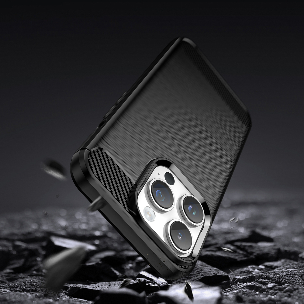 Carbon Case iPhone 14 Pro Max vāciņš, melns