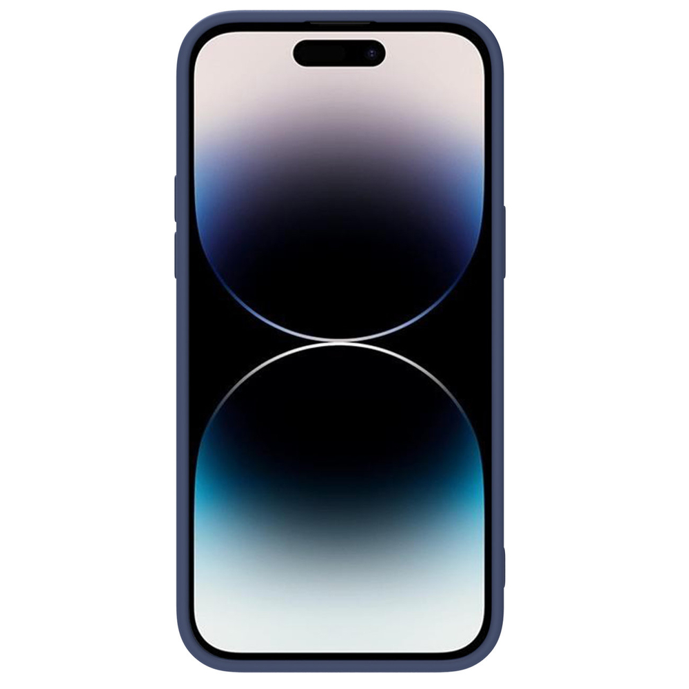 Чехол Nillkin для iPhone 14 Pro Max CamShield Silky Silicone, синий