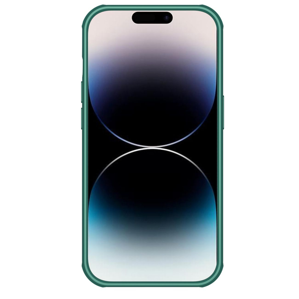 Nillkin iPhone 14 Pro Max vāciņš CamShield Pro ar kameras aizsargu, zaļš