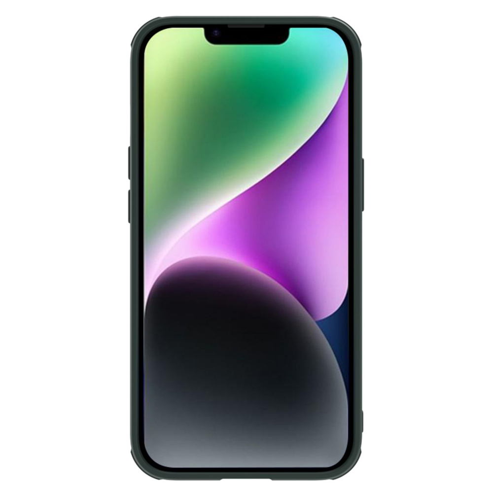 Nillkin Textured S Case for iPhone 14 Pro Max with Camera Cover, Dark Green