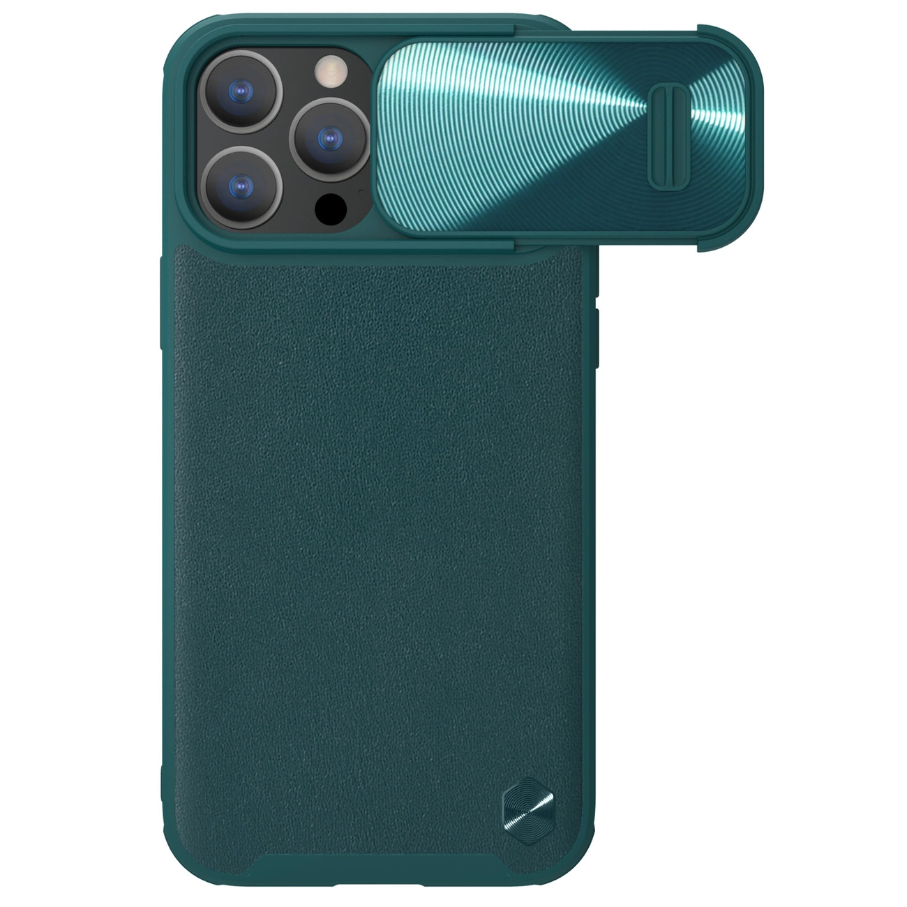 Nillkin iPhone 14 Pro Max Case CamShield Leather S Case, Green