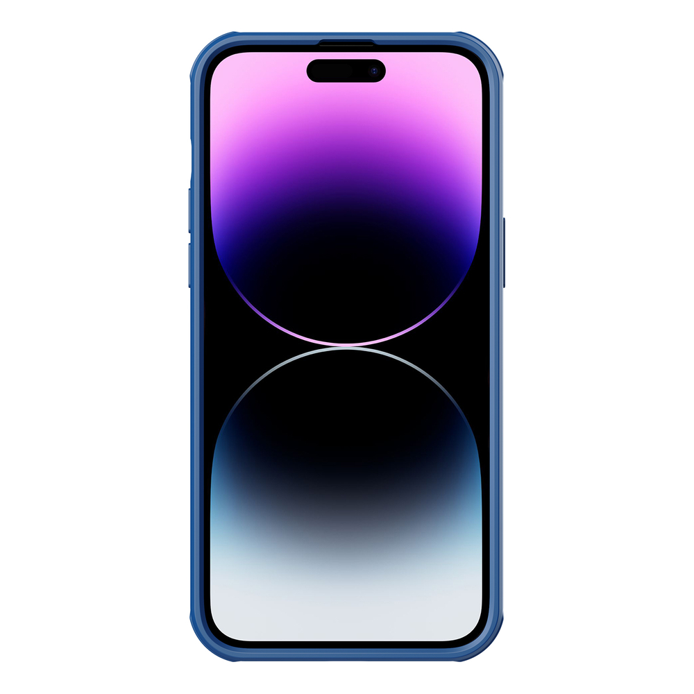 Nillkin iPhone 14 Pro Max vāciņš CamShield S Case ar kameras aizsargu, zils
