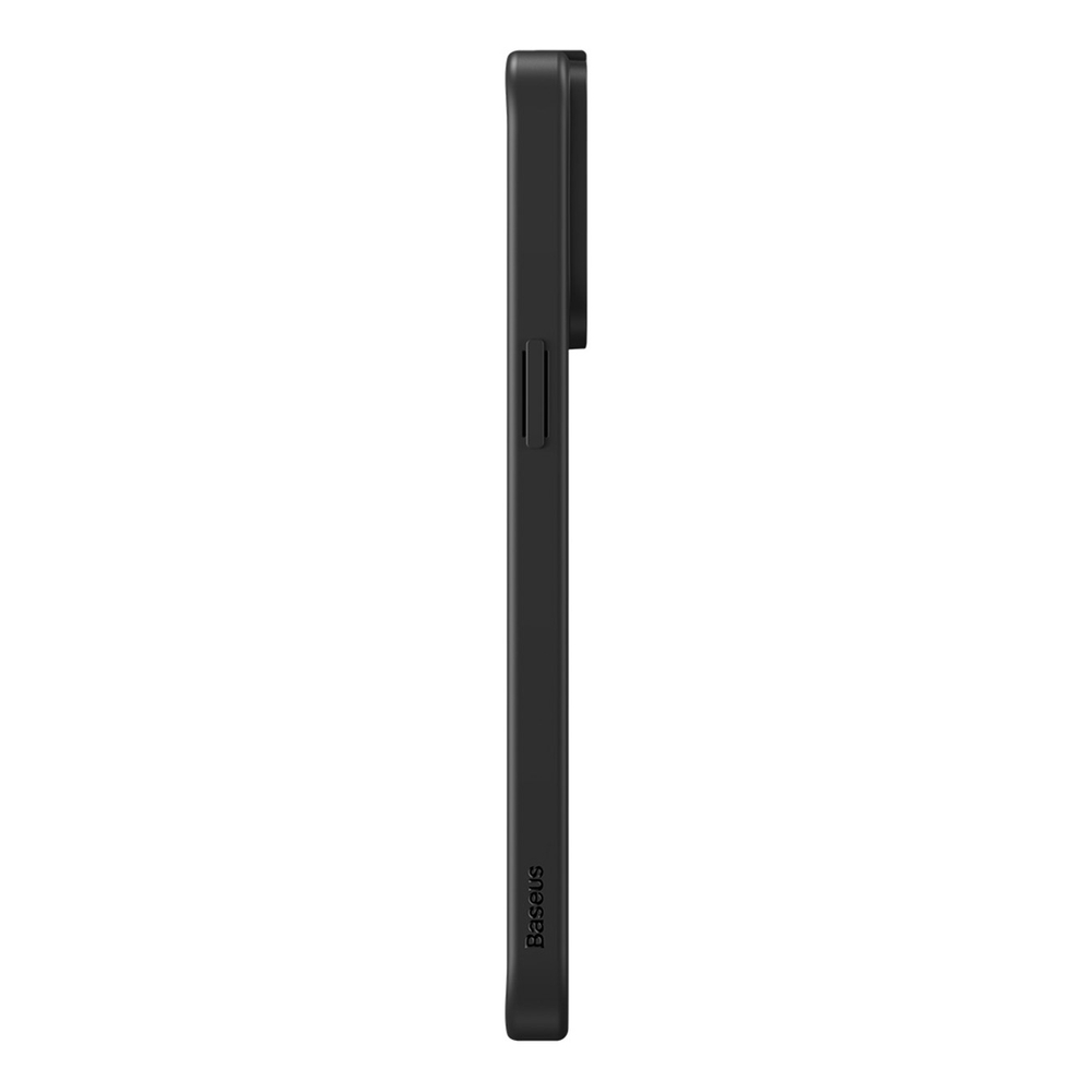 Armored Phone Case Cover iPhone 14 Pro Max compatible with MagSafe Baseus Synthetic Fiber tempered glass - black