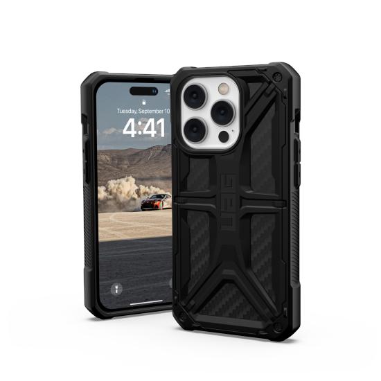 UAG Monarch Phone Case Cover iPhone 14 Pro Max - black carbon