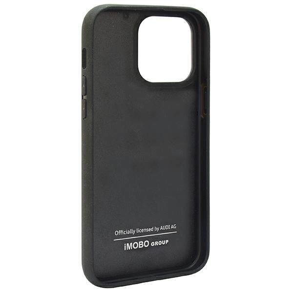 Audi Carbon Fiber Stripe iPhone 14 Pro Max 6.7\" black/black hardcase AUS-TPUPCIP14PM-R8/D1-BK