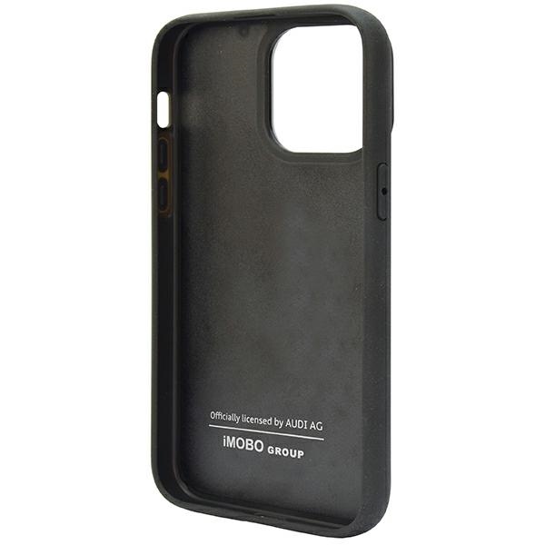 Audi Carbon Fiber Stripe iPhone 14 Pro Max 6.7\" black/black hardcase AUS-TPUPCIP14PM-R8/D1-BK