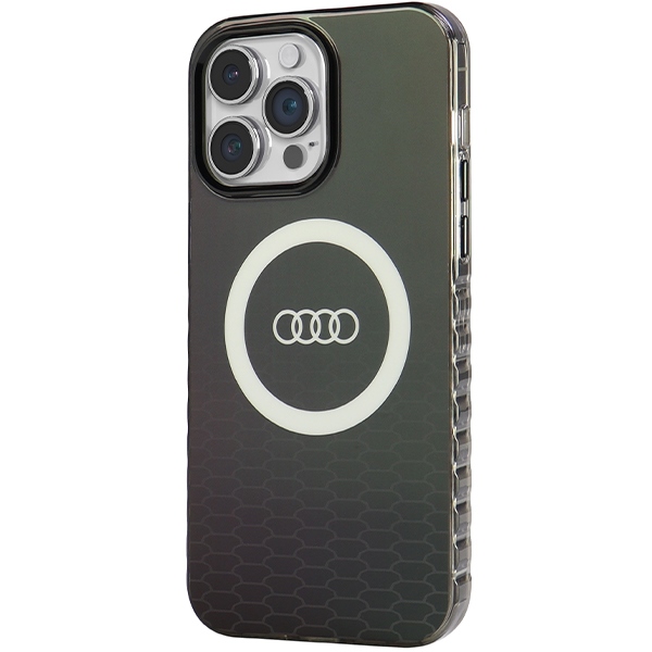 Audi iPhone 14 Pro Max чехол IML Big Logo MagSafe, черный