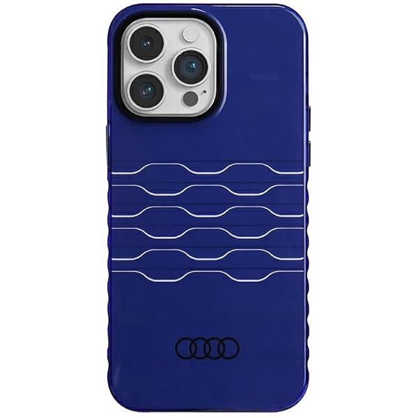 Audi iPhone 14 Pro Max Case IML MagSafe, Blue