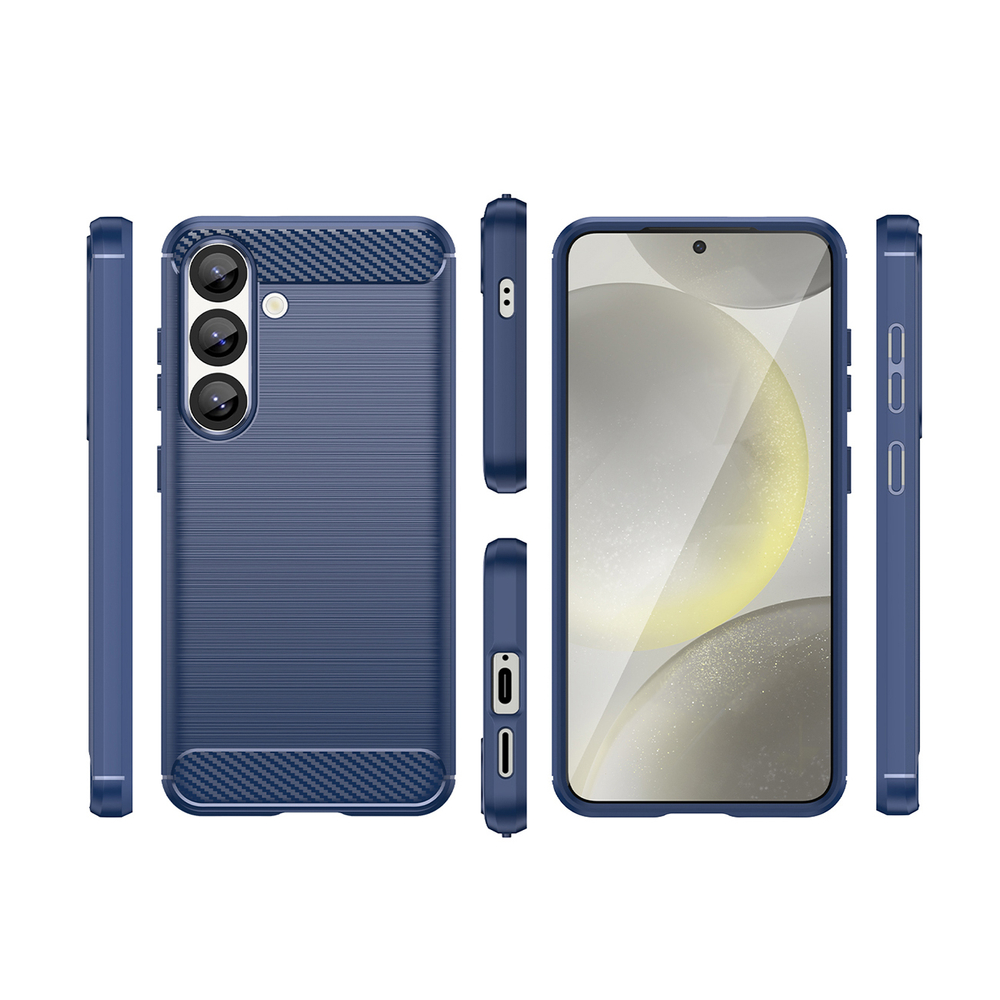 Carbon Case Samsung Galaxy S25 Edge vāciņš, zils