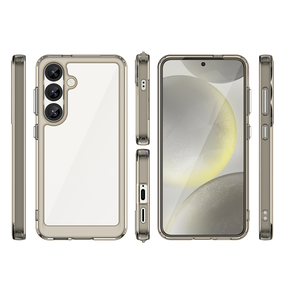 Чехол Outer Space Case для Samsung Galaxy S25 Edge, полупрозрачный черный