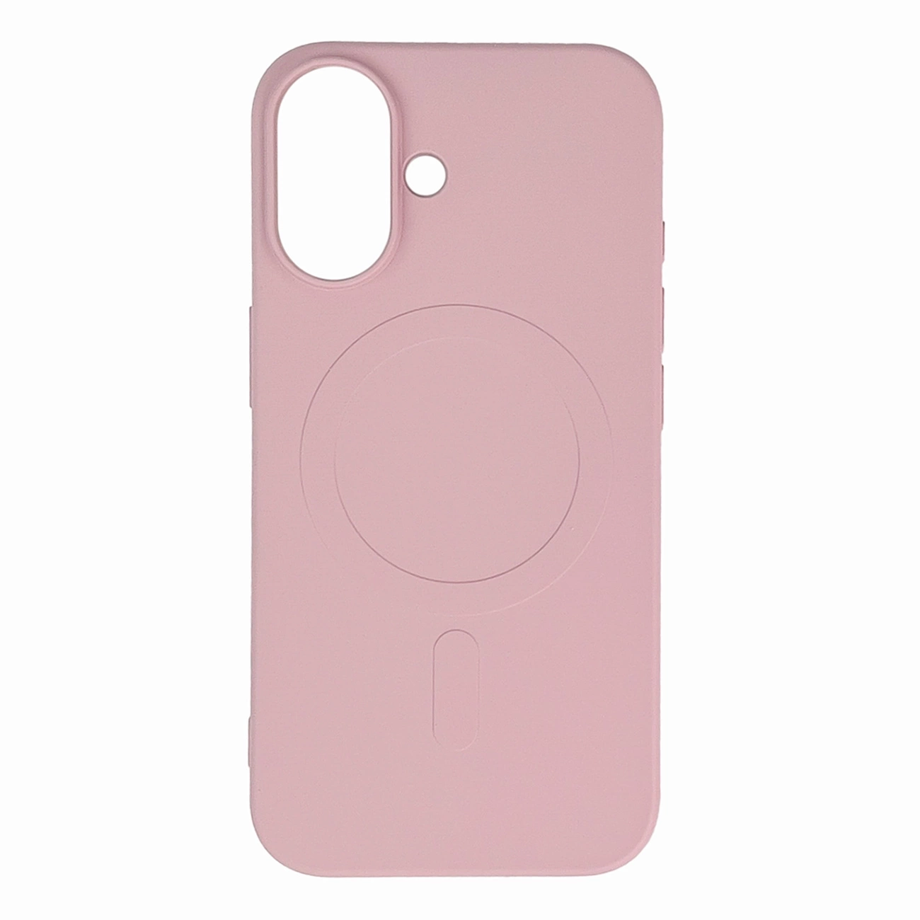 Samsung Galaxy A16 4G / 5G ( SM-A166 / SM-A165 ) Liquid Silicone Case with MagSafe Cover, Pink | Чехол...