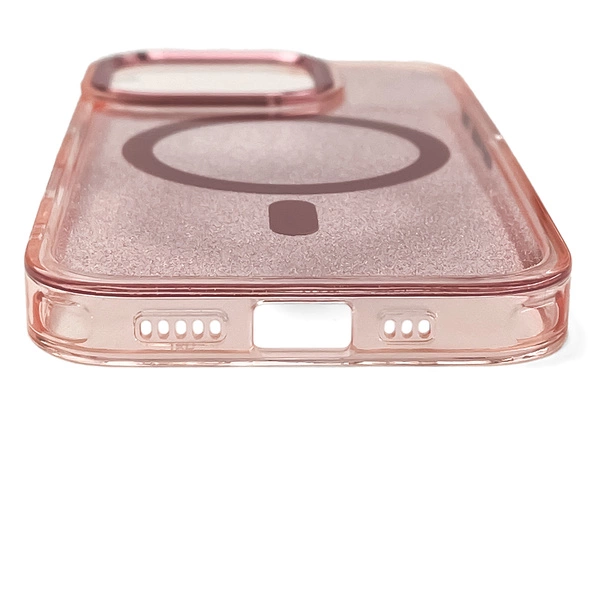 Samsung Galaxy S25 Edge Case Glitter Case MagSafe, Pink