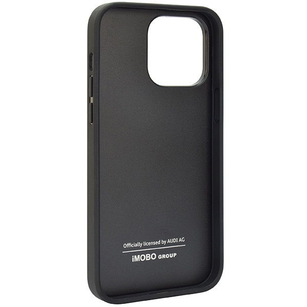 Оригинальный кожаный чехол Audi для iPhone 14 Pro Max 6.7\" - черный...