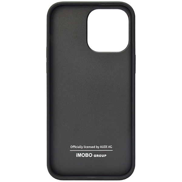 Оригинальный кожаный чехол Audi для iPhone 14 Pro Max 6.7\" - черный...