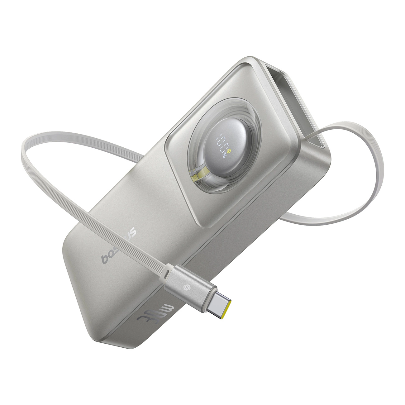 Baseus Free2Pull 10000мАч 30Вт пауэрбанк с USB-C портом и выдвижным USB-C кабелем...