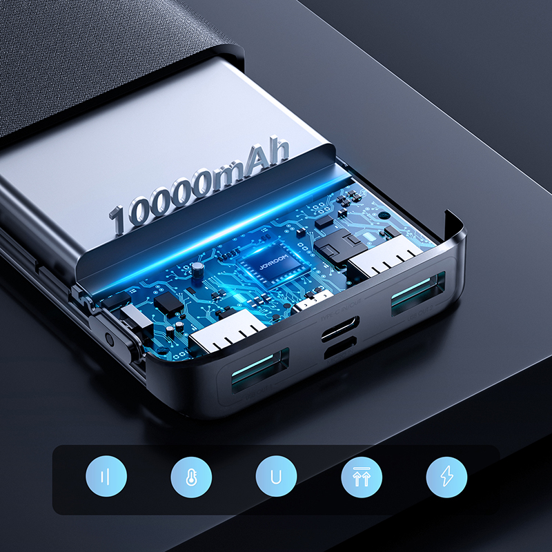 Joyroom power bank 22.5W 10000mAh PD QC3.0 AFC black (JR-QP191)