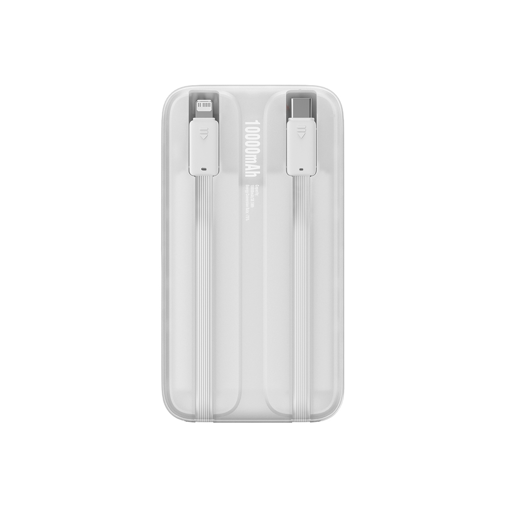 Baseus Comet Series внешний аккумулятор с дисплеем 10000мАч 22.5W - белый +...
