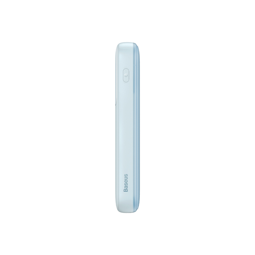 Baseus Comet Series powerbank with display 10000mAh 22.5W - blue + USB-A - USB-C cable 0.3m - white
