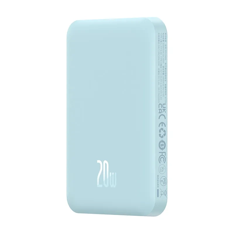 Baseus mini power bank 5000mAh 20W + USB-C cable (20V/3A) - blue