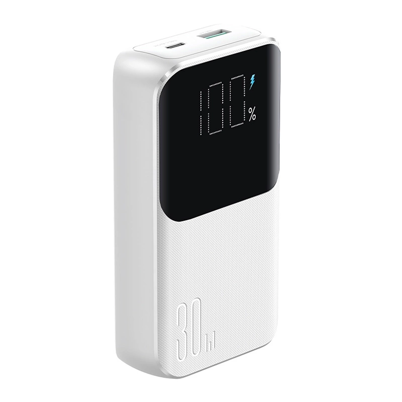 Mini jaudas banka ar iebūvētiem kabeļiem Joyroom JR-PBC06 30W 10000mAh - balta | Power Bank With Built-In Cables...