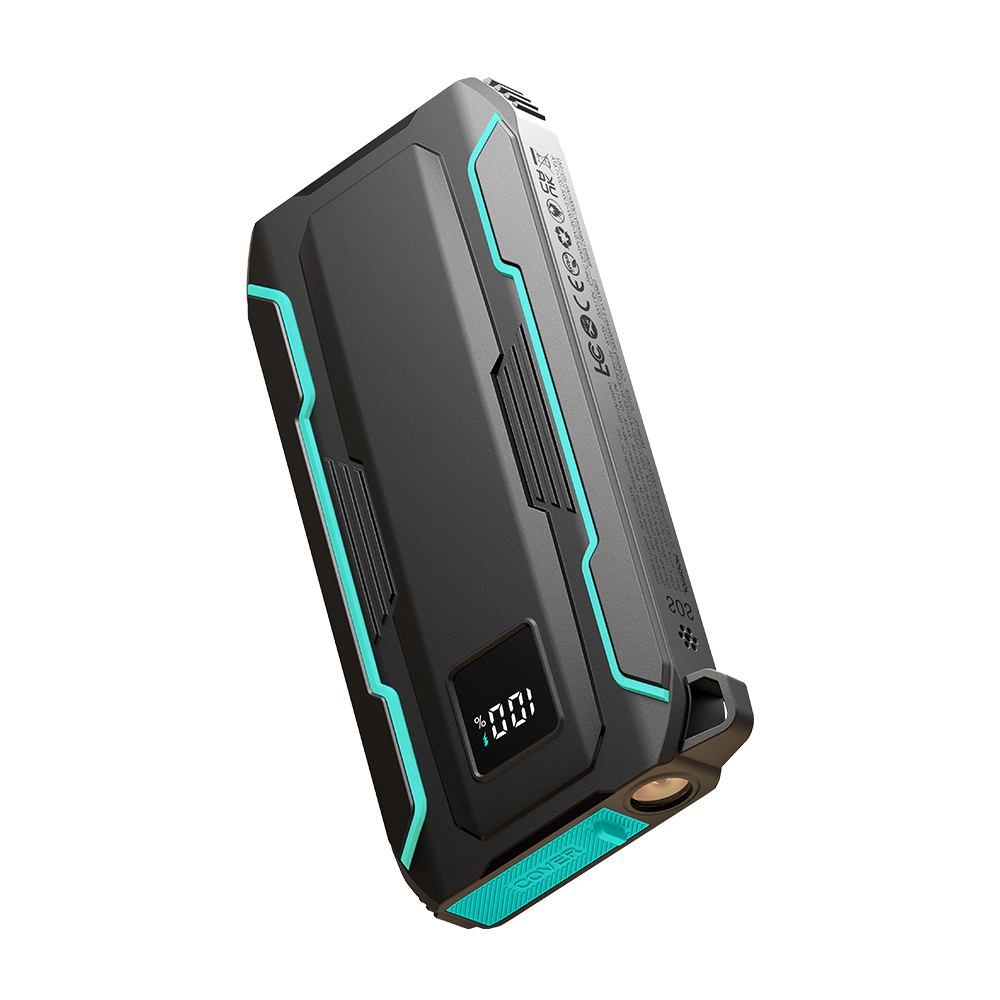 Joyroom JR-L017 10000mAh 22.5W Power Bank with Built-in USB-C / Lightning Cables, Black