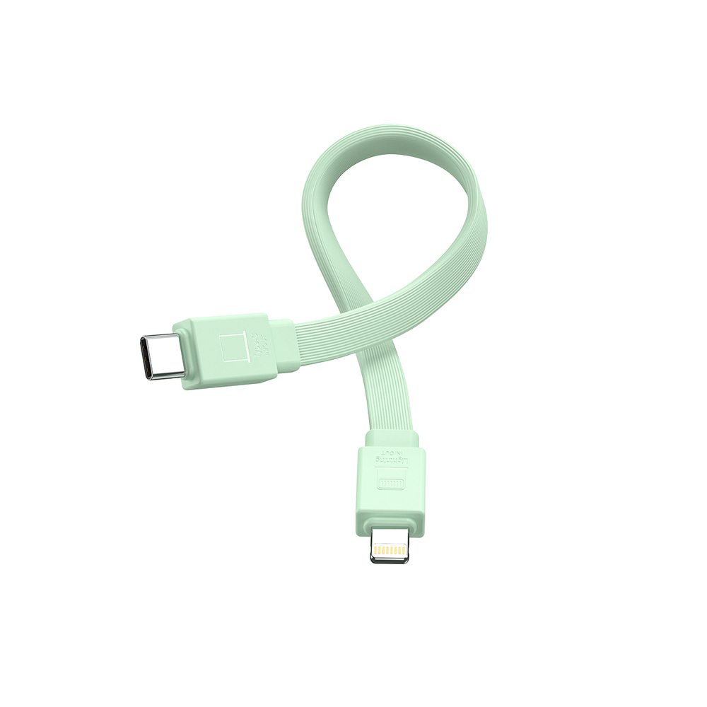 Powerbank Joyroom JR-PBM01 magnetic 10000mAh 20W with stand + Lightning cable - USB-C - green