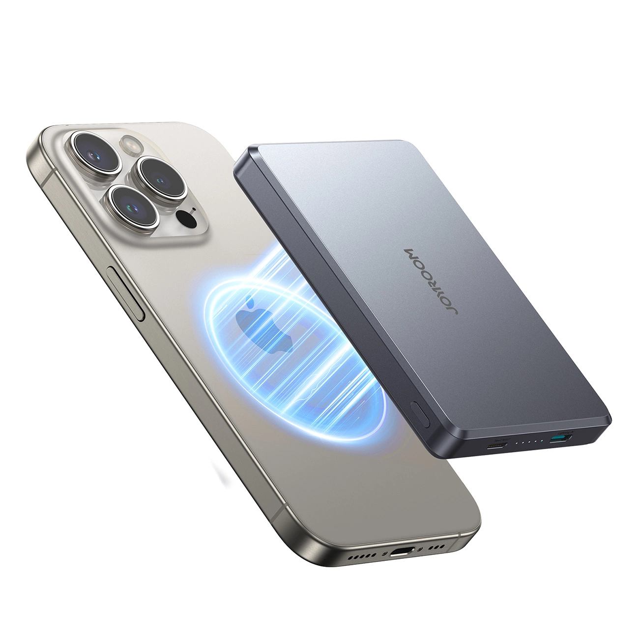 Joyroom JR-PBM08 Pro 10000mAh 20W Power Bank with 15W Wireless Charging, Gray