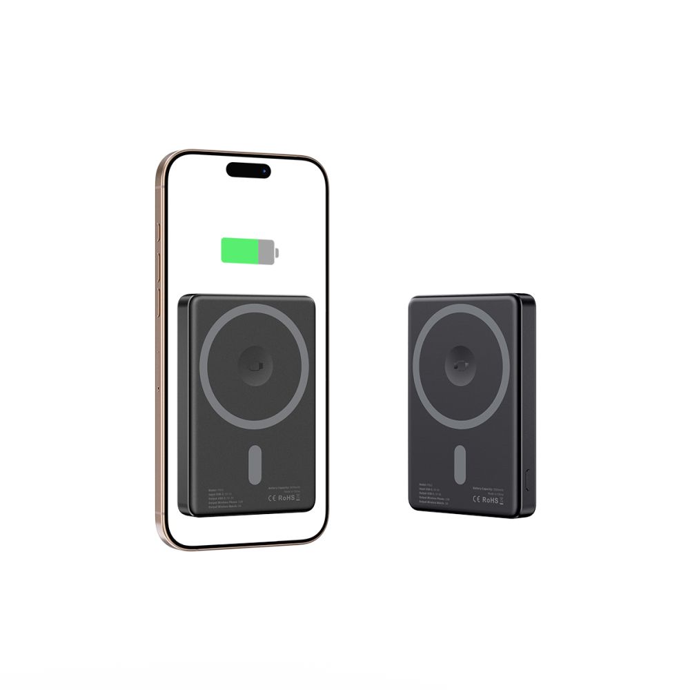 Tech-Protect PB33 LifeMag MagSafe ārējais akumulators 5000mAh, melns