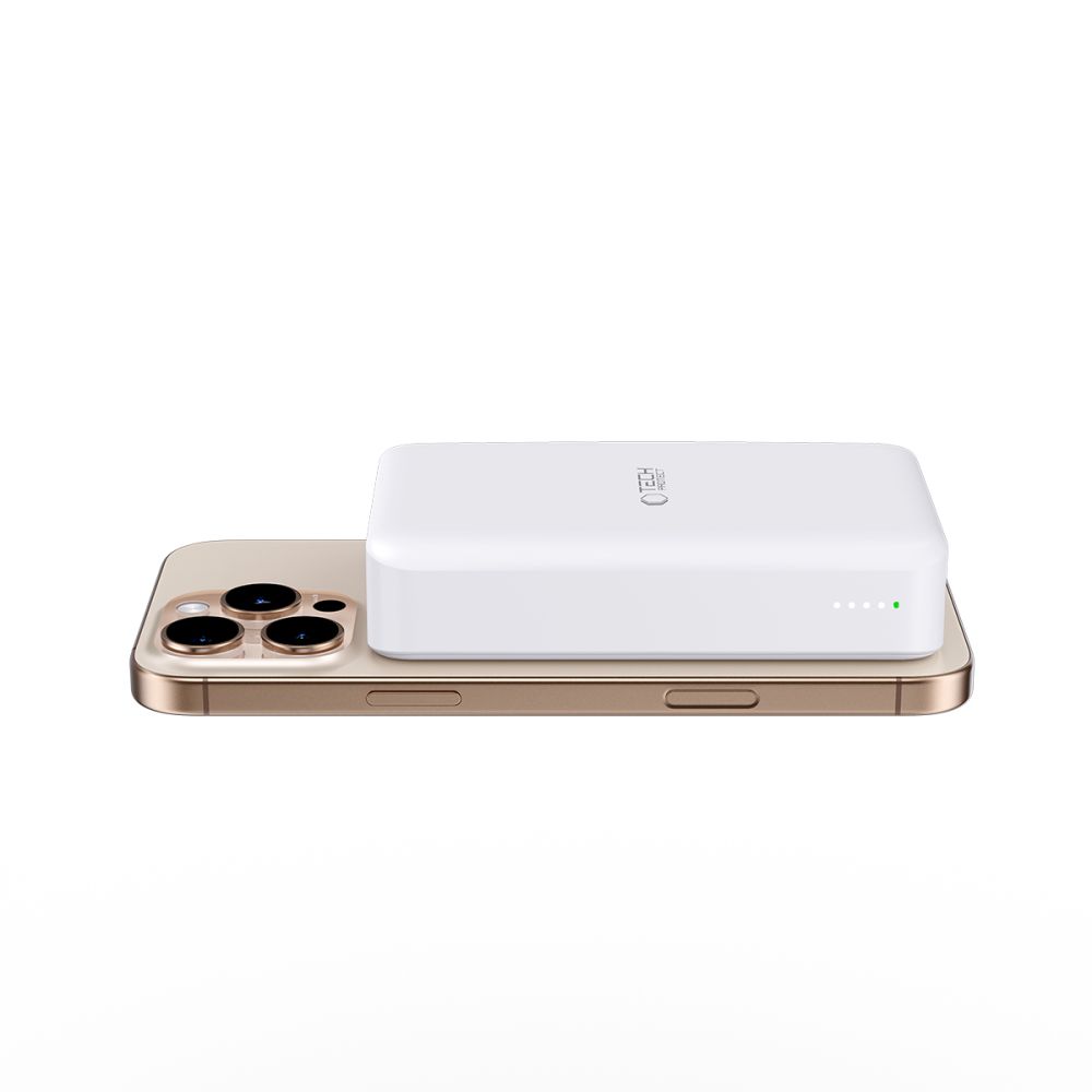 Powerbank Tech-Protect PB12 LifeMag MagSafe 20000MAH - white