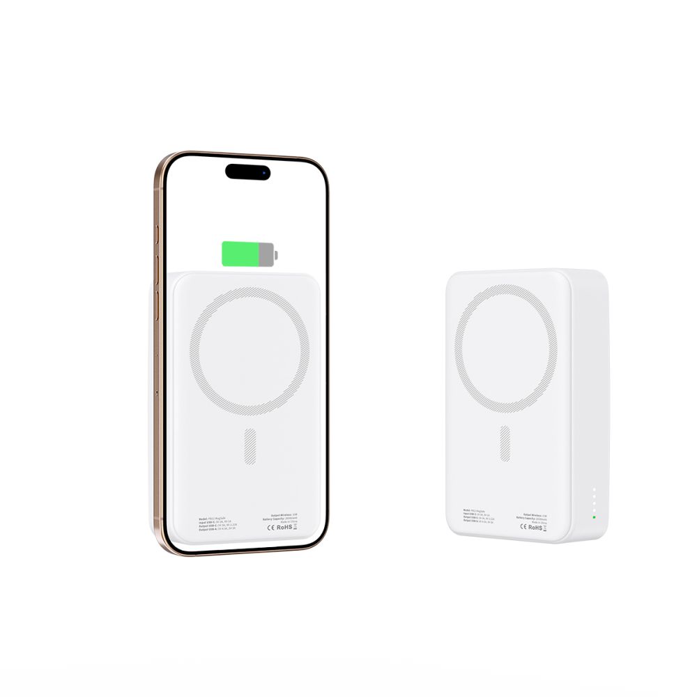 Powerbank Tech-Protect PB12 LifeMag MagSafe 20000MAH - white
