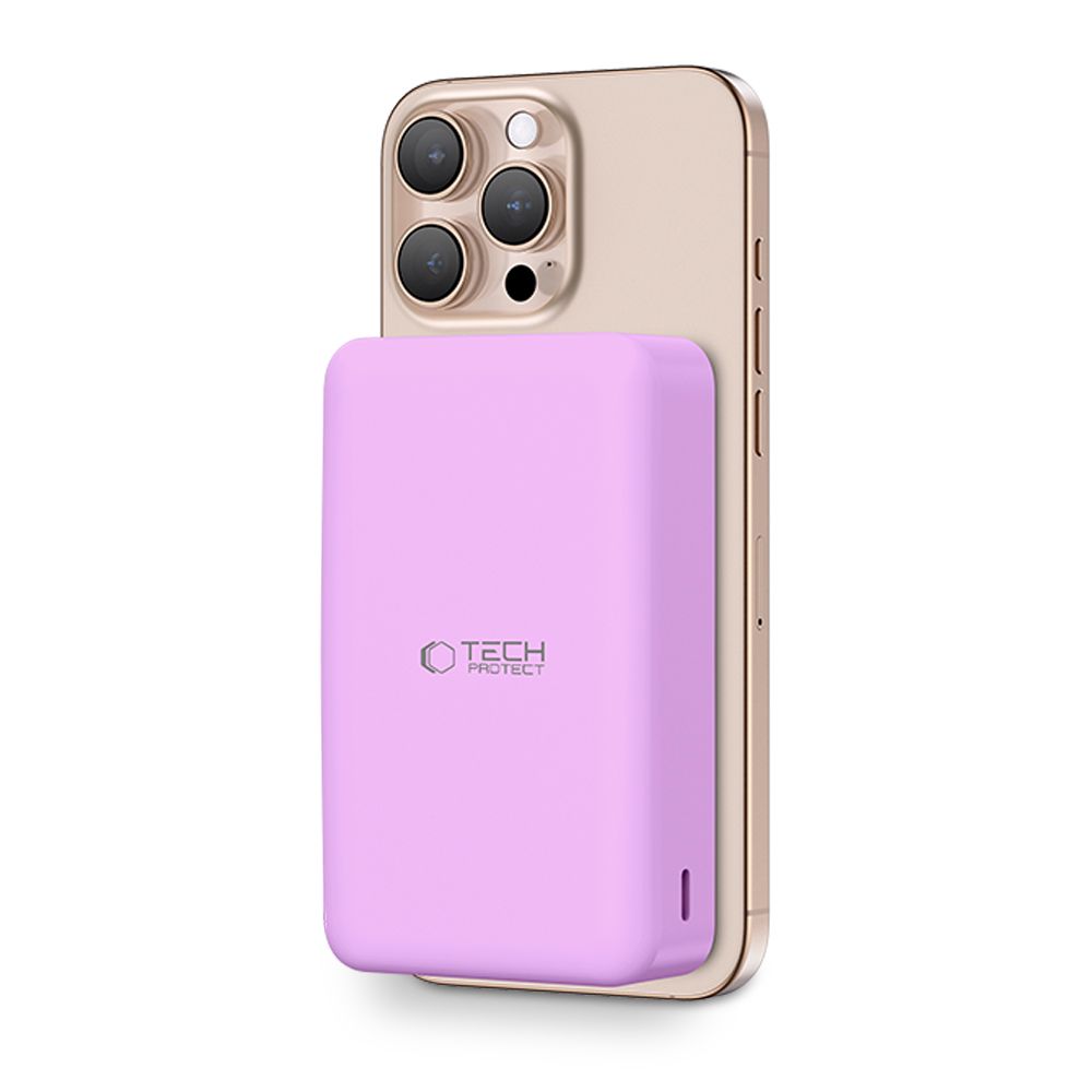 Tech-Protect PB12 LifeMag MagSafe Power Bank 20000mAh, Purple