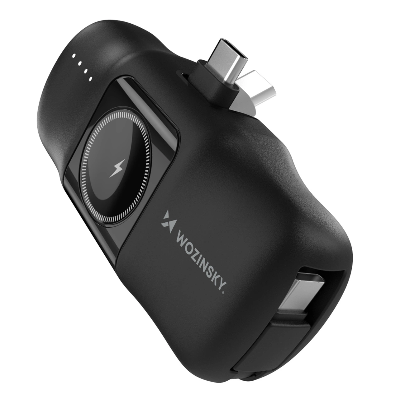 Wozinsky WF16-YCS 5000мАч 15Вт USB-C мини-повербанк с встроенным USB-C кабелем и...