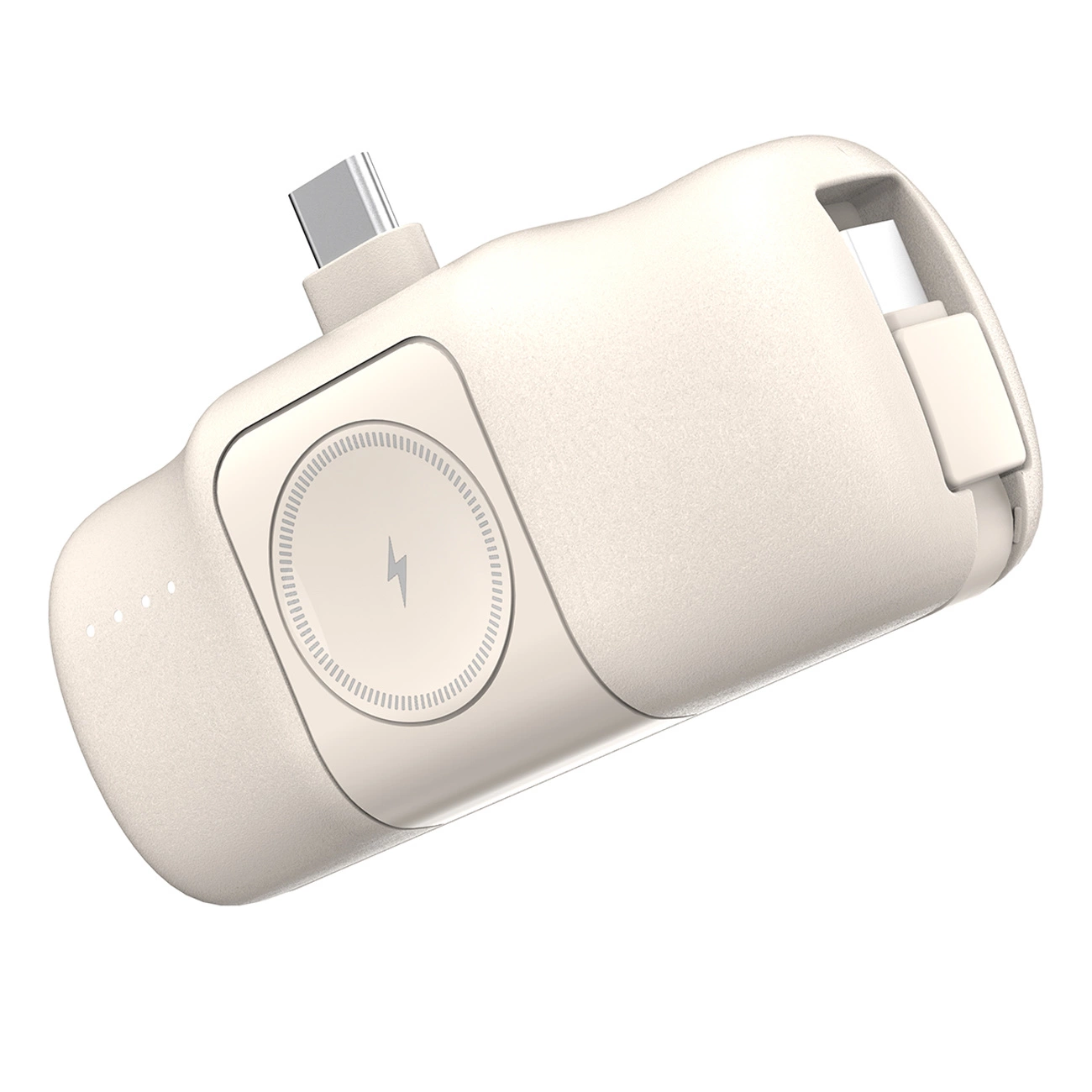Wozinsky WF16-YCS 5000mAh 15W USB-C мини-повербанк с встроенным USB-C кабелем и...