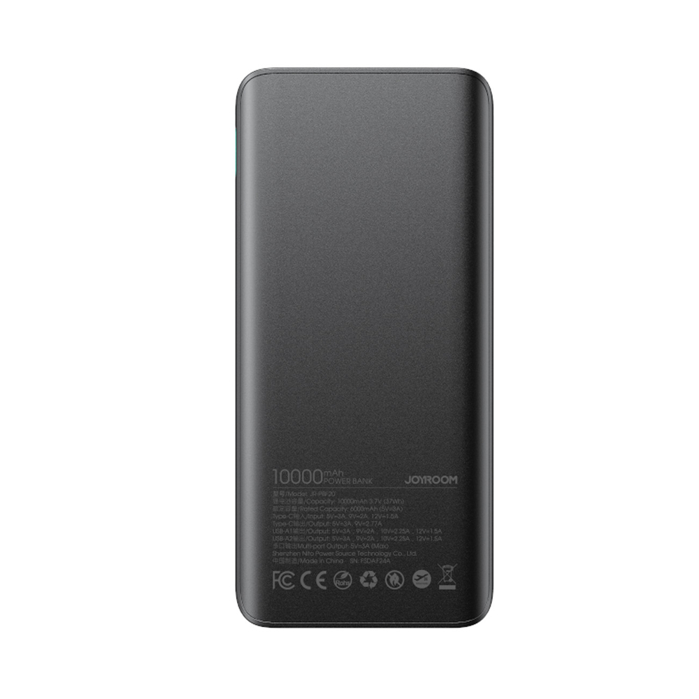 Joyroom JR-PBF20 Power Bank 10000mAh 25W, Black