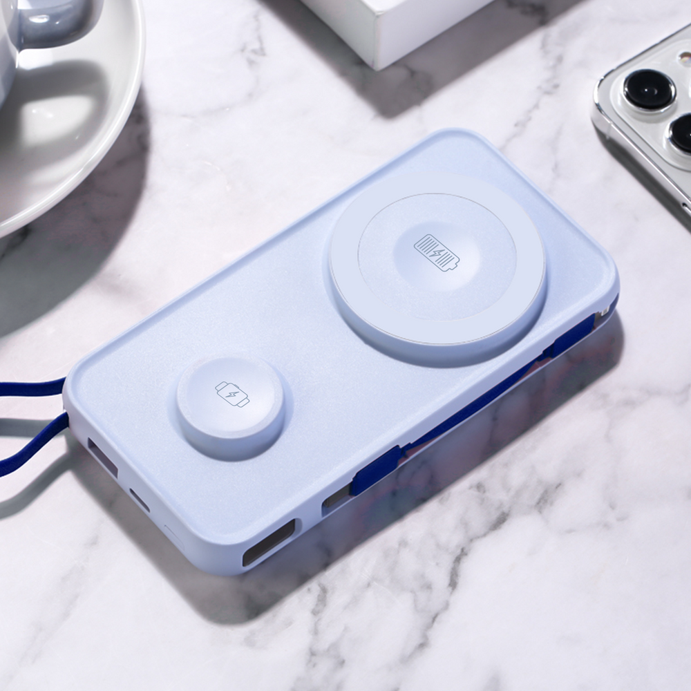 3mk PastelUp Power Bank 10000mAh 22.5W, Blue