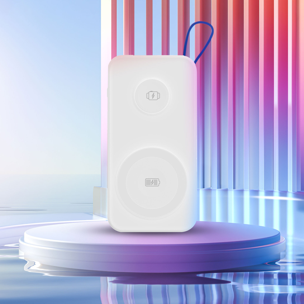Внешний аккумулятор 3mk PastelUp 10000mAh 22.5W, белый