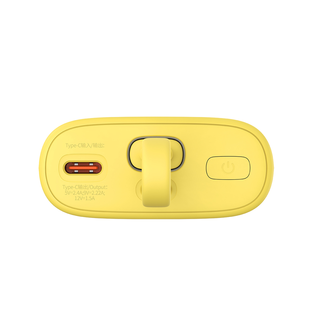 Baseus Popsicle 5200mAh 20W Powerbank with Built-in Lightning Cable (+ White Baseus Simple USB-C - USB-C...