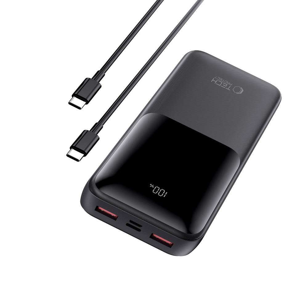 Tech-Protect PB02 Power Bank 20000mAh 22.5W, Black