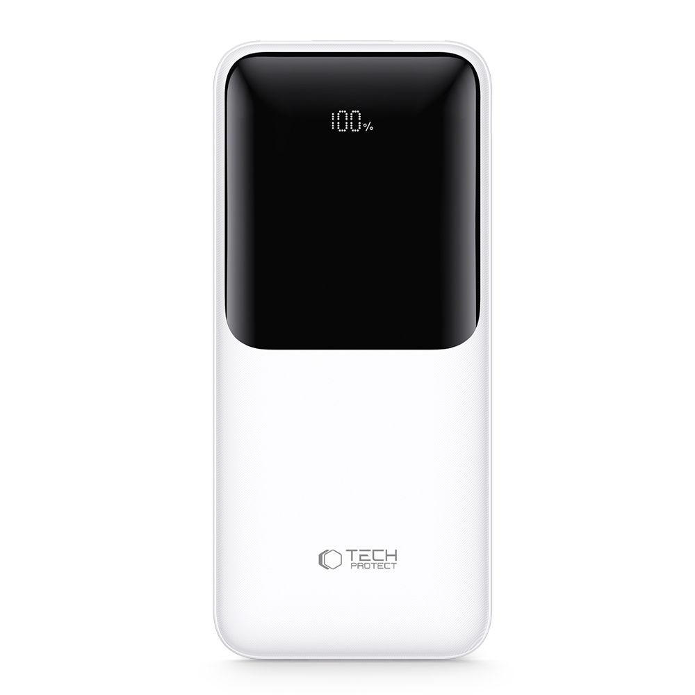Tech-Protect PB02 ārējais akumulators 20000mAh 22.5W, balts