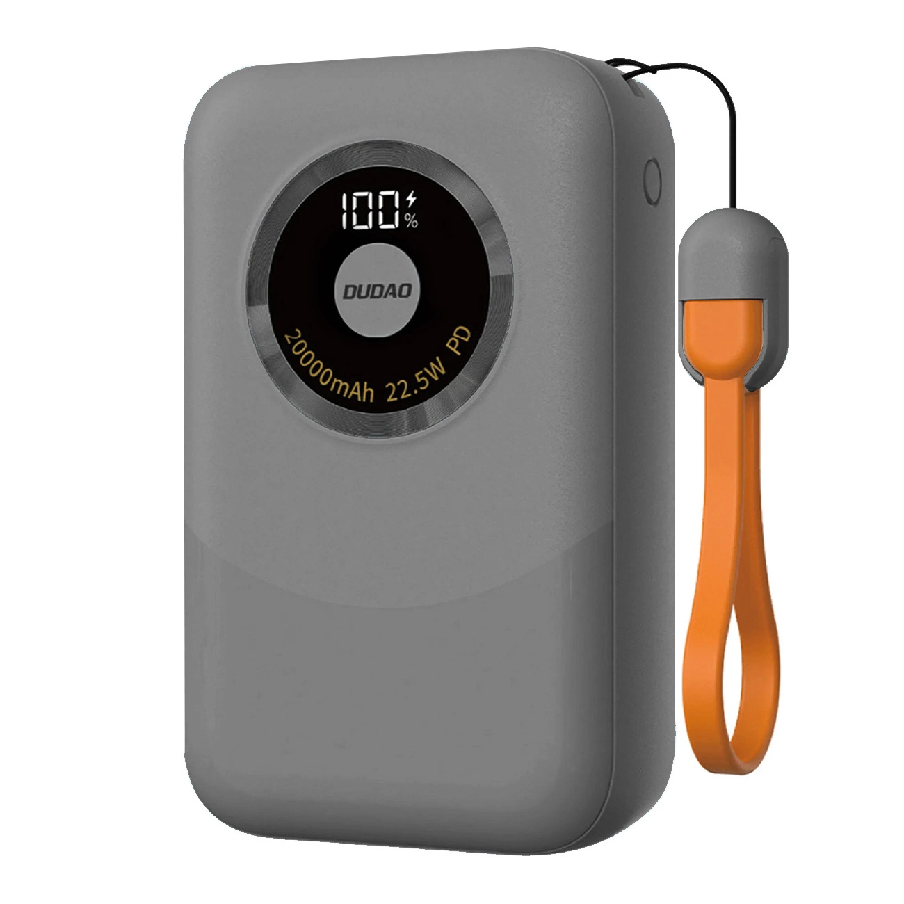 Powerbank Dudao K21 Mini 10000mAh 22.5W USB-A / USB-C - pelēks | Gray