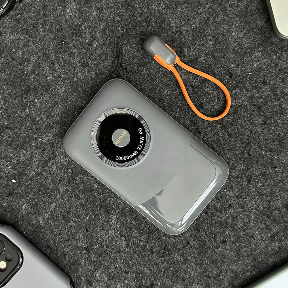 Dudao K21 Mini Power Bank 10000mAh 22.5W, Gray