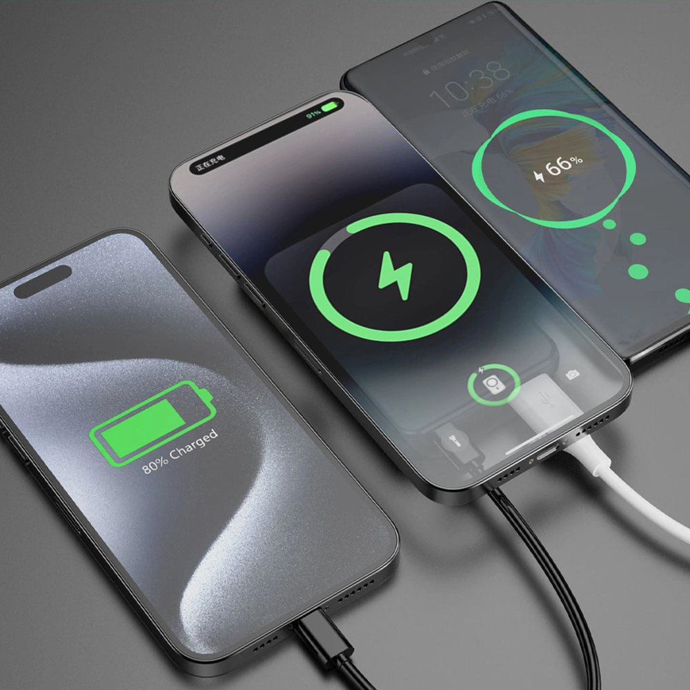 Dudao K14S+ Power Bank 10000mAh 20W with MagSafe and Stand, Black