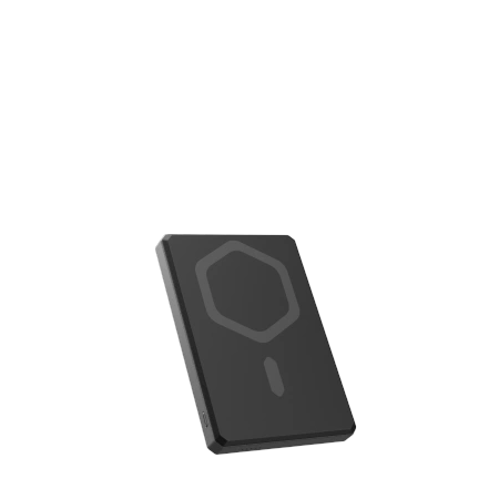 UAG Ultra Slim 5K 5000 mAh Powerbank with 10W Stand MagSafe Compatible USB-C Cable - Black/Gray