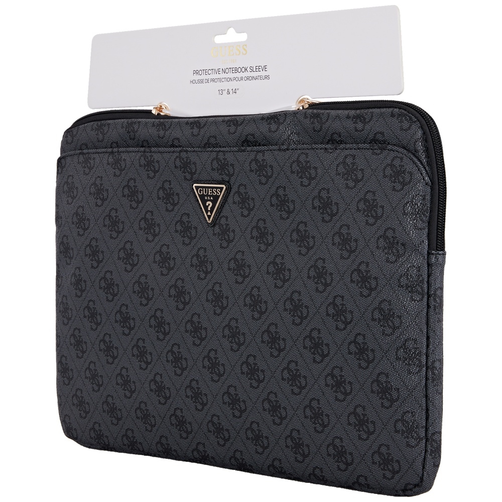 Guess Sleeve 4G с молнией и треугольным логотипом, сумка для ноутбука 14\"...