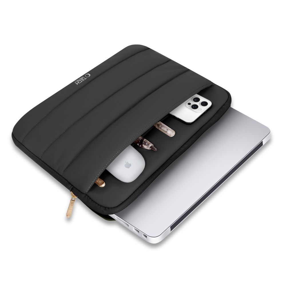 Tech-Protect Fluffy klēpjdatora soma 15-16\", melna
