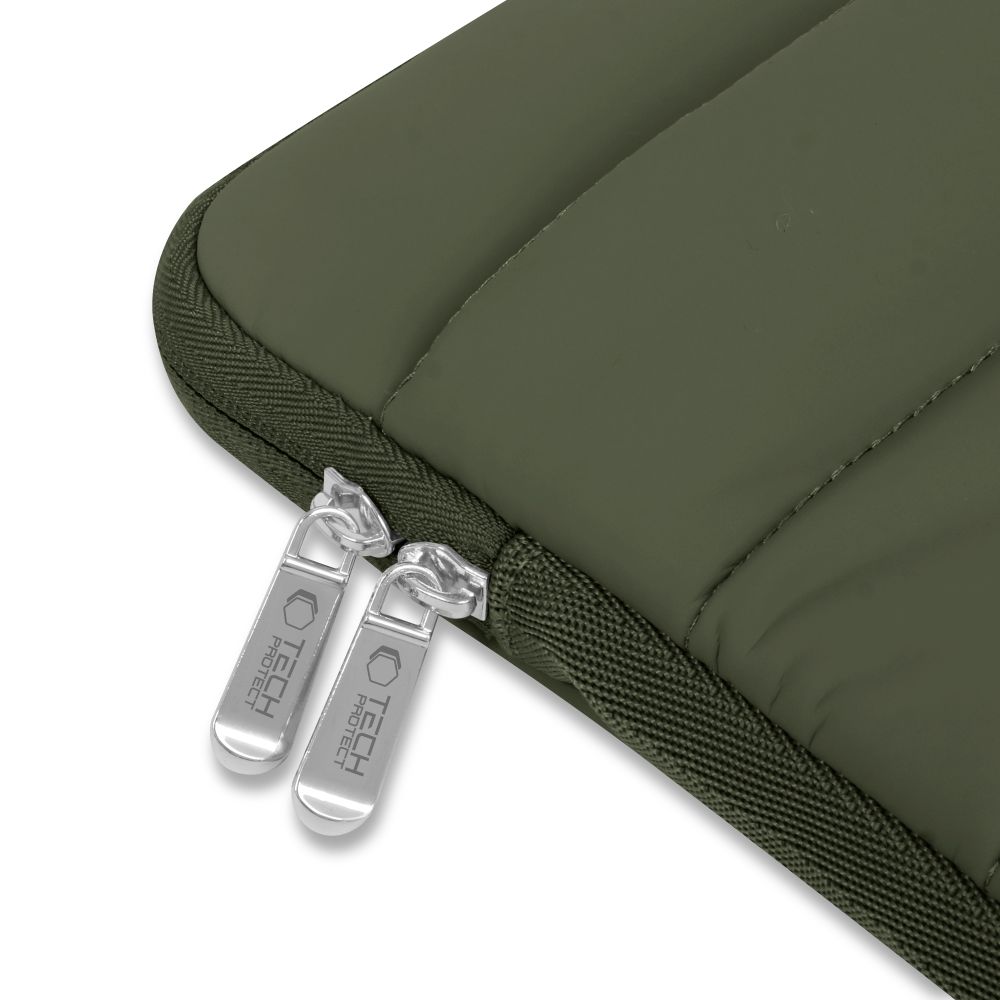 Tech-Protect Fluffy klēpjdatora soma 15-16\", zaļa