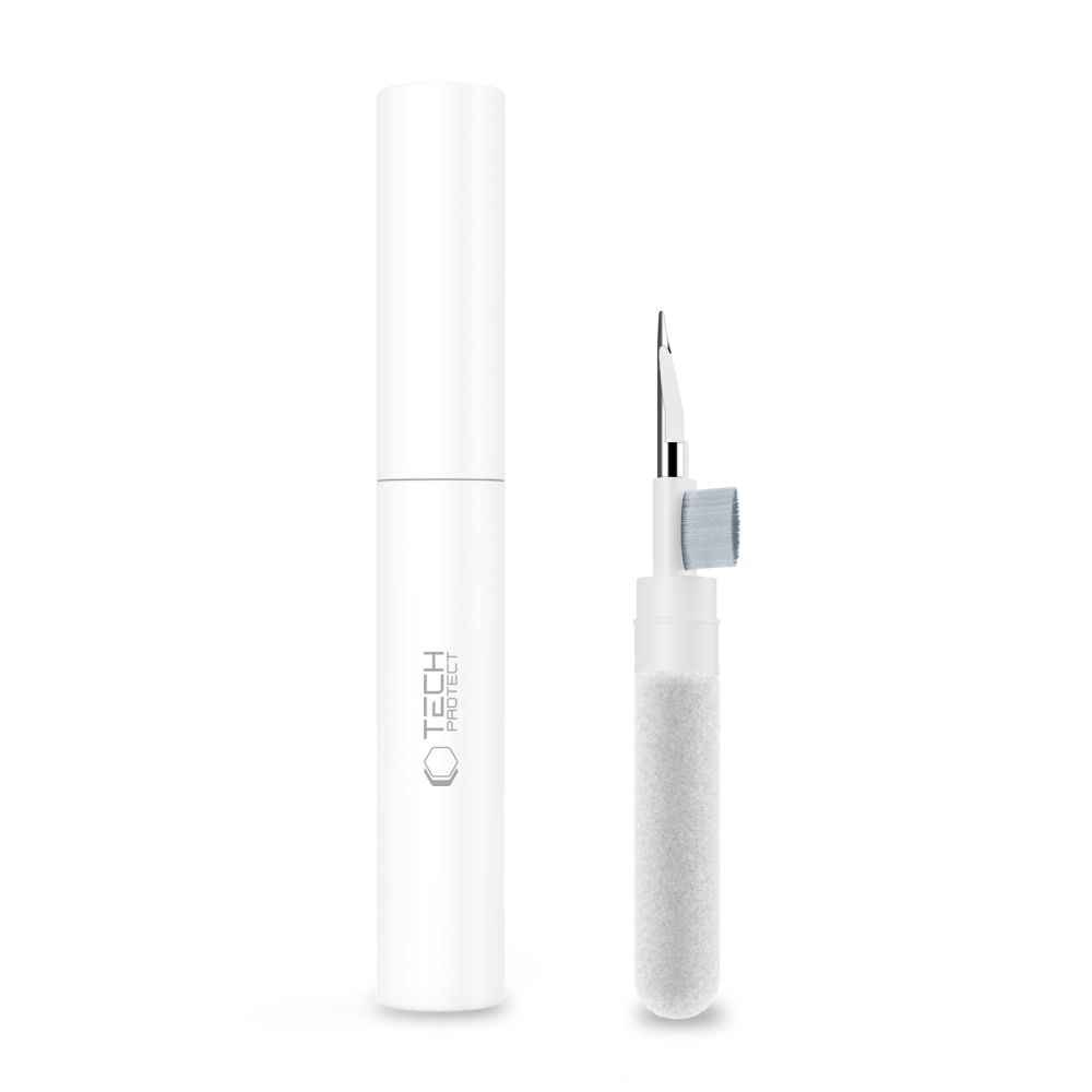 Tech-Protect CS02 3-in-1 Headphone Cleaning Kit, White