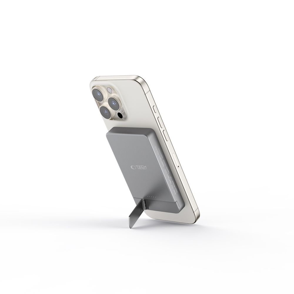 Tech-Protect PB14 LifeMag MagSafe Power Bank 5000 mAh, Gray